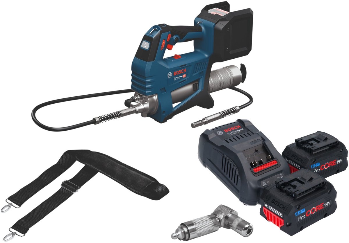 Bosch GFP 18V-10 accu-vetpomp 18 V 10000 psi + 2x ProCORE-accu 8,0 Ah + oplader