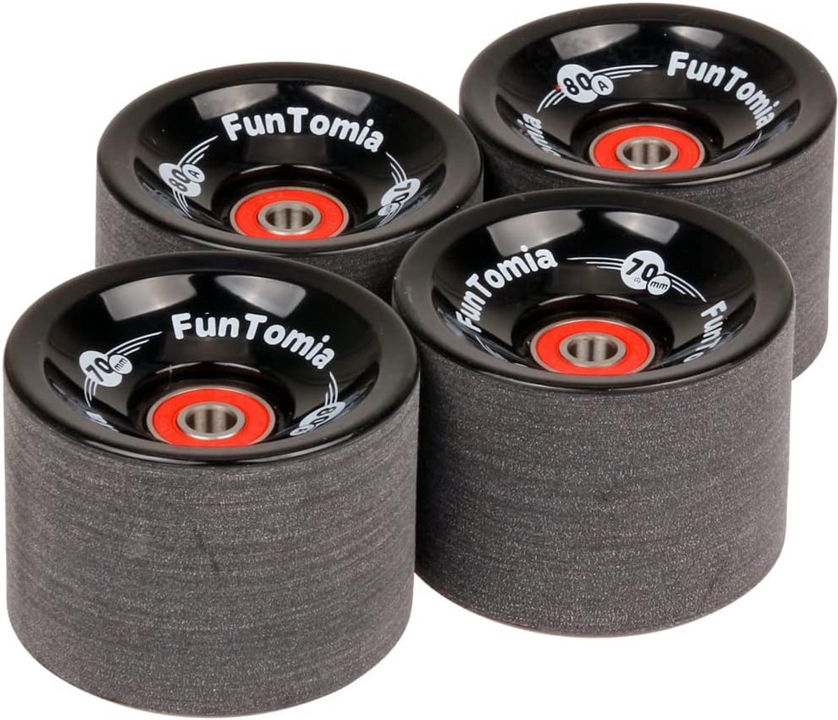 Longboard Wielen Skateboard Onderdelen Cruisen en Freeriden Inclusief Kogellagers 70x51mm 80A