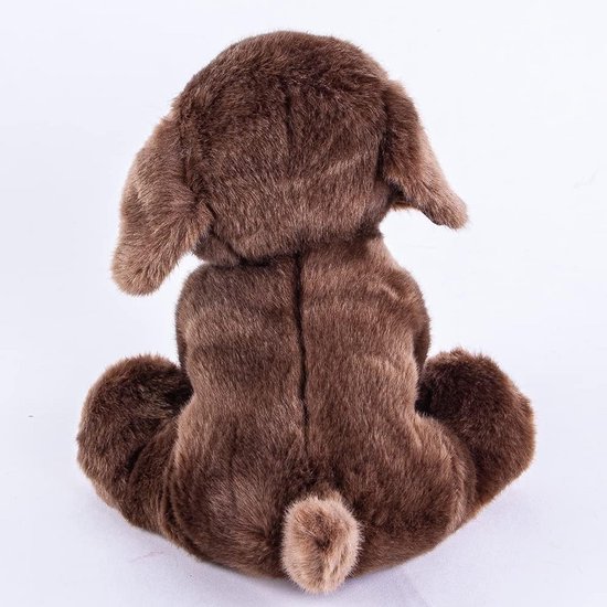 Labrador Knuffeldier - Pluche Hond - Knuffelen - Machinewasbaar - 30 cm - Bruin — afbeelding 3