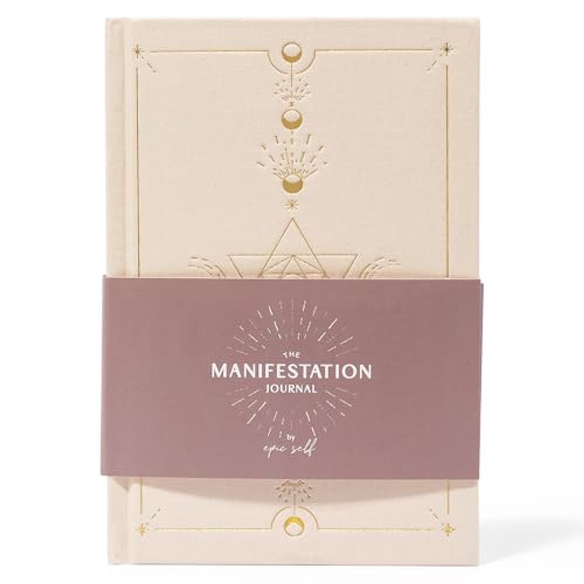 Manifestatie Dagboek - Geleid Dagboek - Dromen Manifesteren - 14 Weken Programma - A5 Formaat - Lichtroze