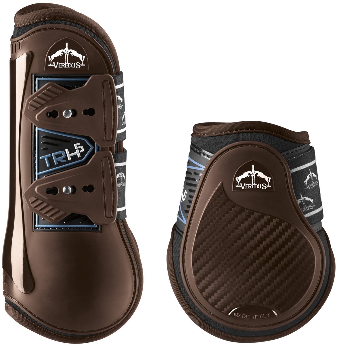 Veredus TRPro H5 Peesbeschermers Front Bruin M