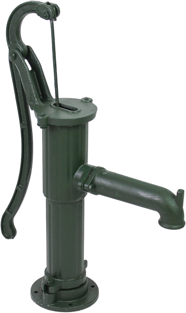 TRUTZHOLM Gietijzeren Zwengelpomp - Type 75 - Nostalgische Handpomp Tuinpomp - Stroomonafhankelijke Waterpomp Handzwengelpomp