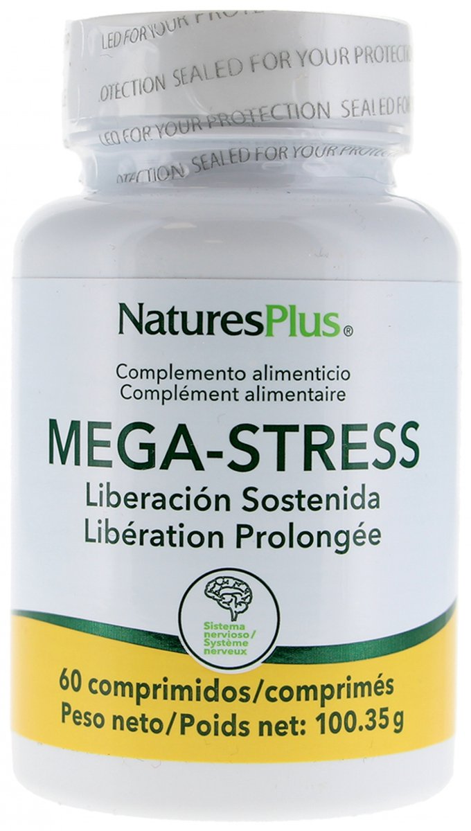 Natures Plus Mega-Stress 60 Tabletten