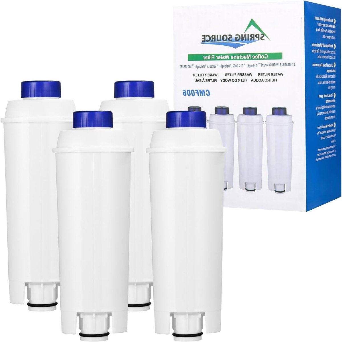Waterfilter voor koffiemachines, compatibel met Dinamica, Magnifica S, Eletta Explorer en ECAM Series, zorgt voor optimale smaak en kwaliteit