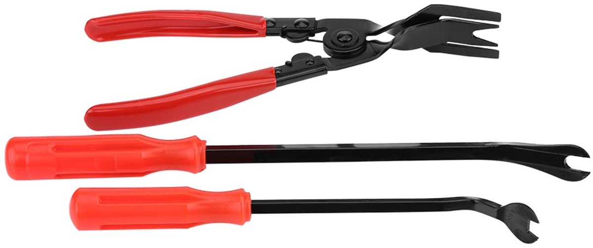 Dailygoods- Klinknagels 3 Stuks - Klinknagel Tang - Verwijder Tool - Gereedschapset - Polypropyleen/Mangaanstaal - Veerklem Design - Verwijdertool