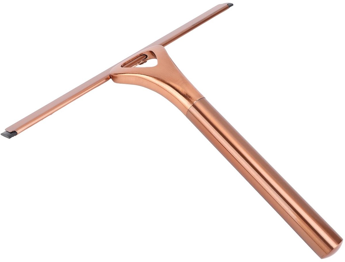 Dailygoods- Douchewisser Roestvrij Staal - Raamwisser - Glaswisser - Multifunctioneel - Antislip Handvat - Eenvoudig te Reinigen
