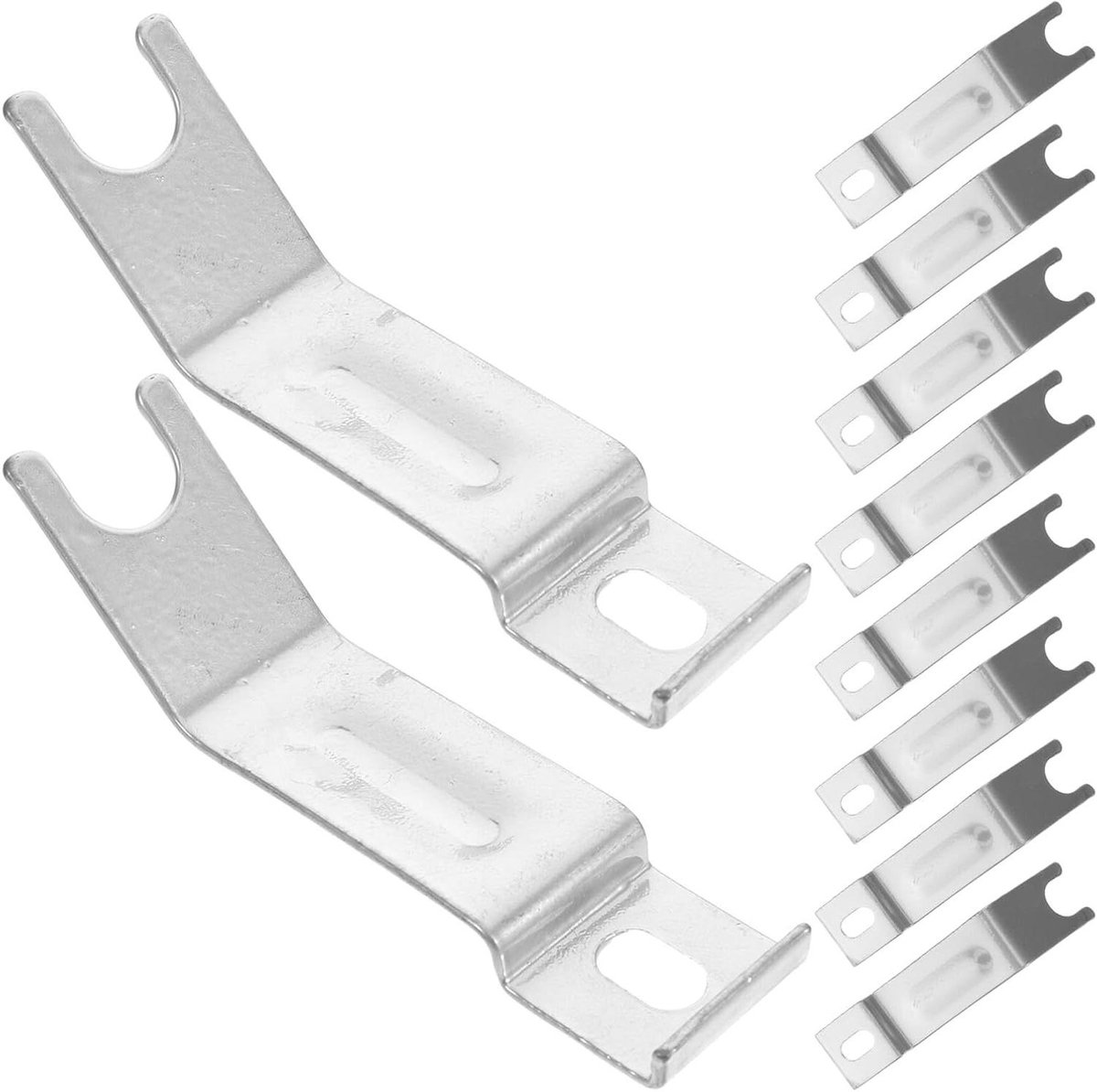 Verlengbouten Zijwieltjes - Stabilisator Beugel - Fiets Stabiliteit - Nauwkeurige Pasvorm - 14 cm Lengte - Zilver
