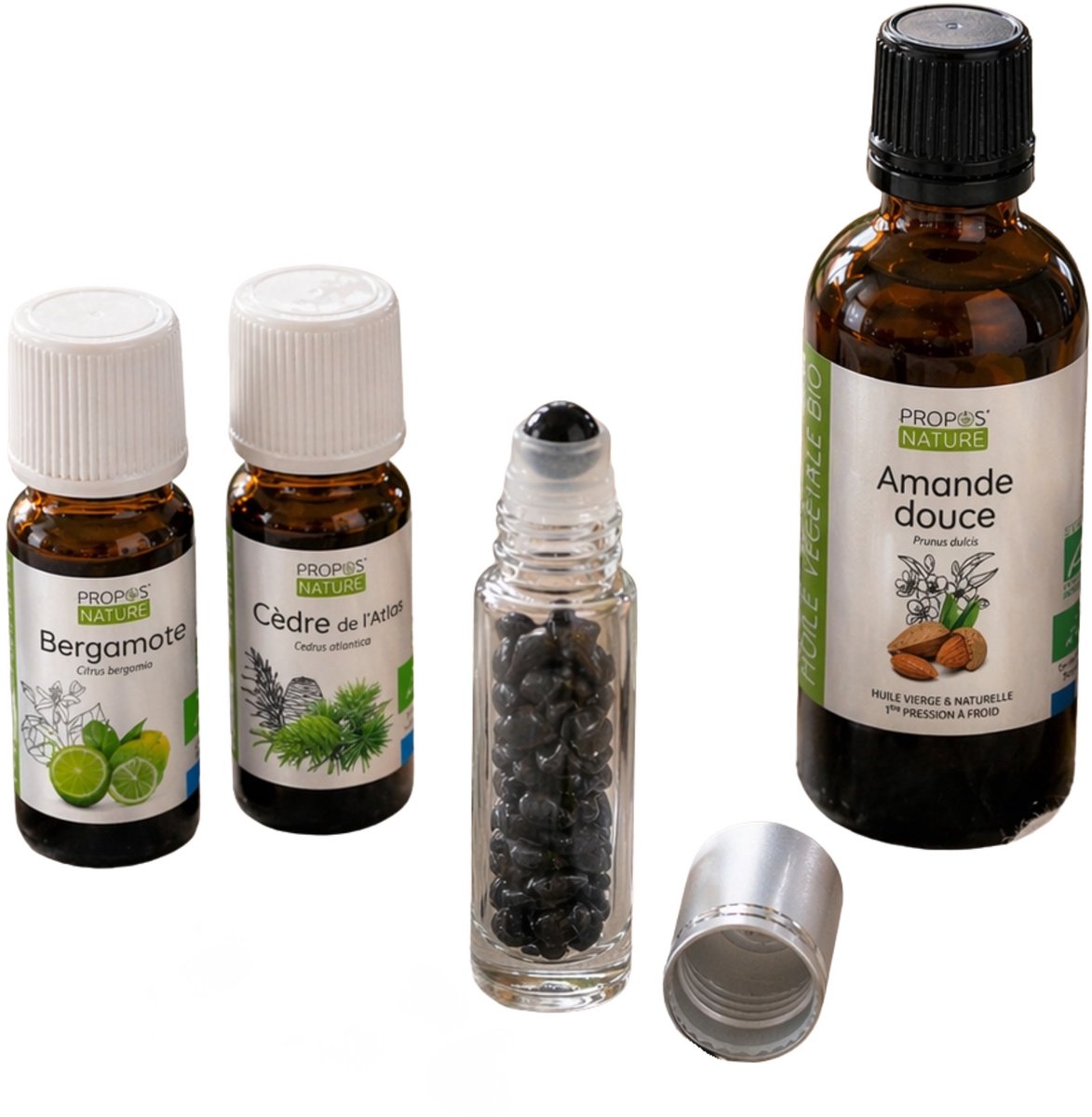 Namasté Wellness Pakket - DIY Aromatherapie Set Balans & Vertrouwen - Spiritueel Cadeaupakket Vrouw met Etherische Olie Bergamot & Zwarte Toermalijn