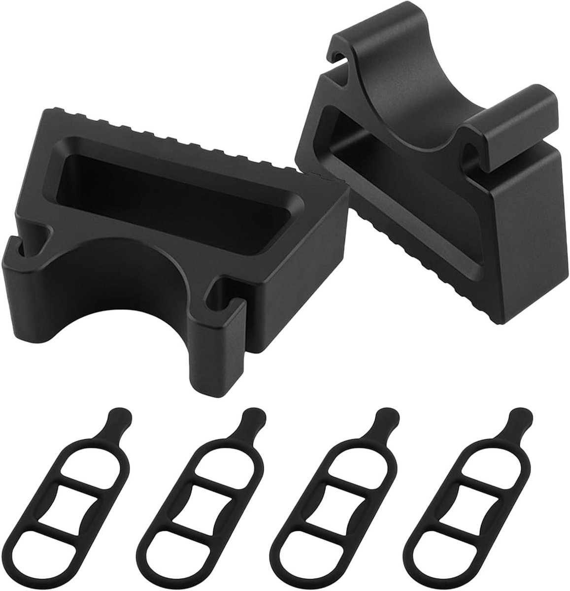 Fiets Stuur Reparatie - Stuur Stabilisator - Onderhoud Fiets - Snel Verstelbaar - 30mm Diameter - Zwart