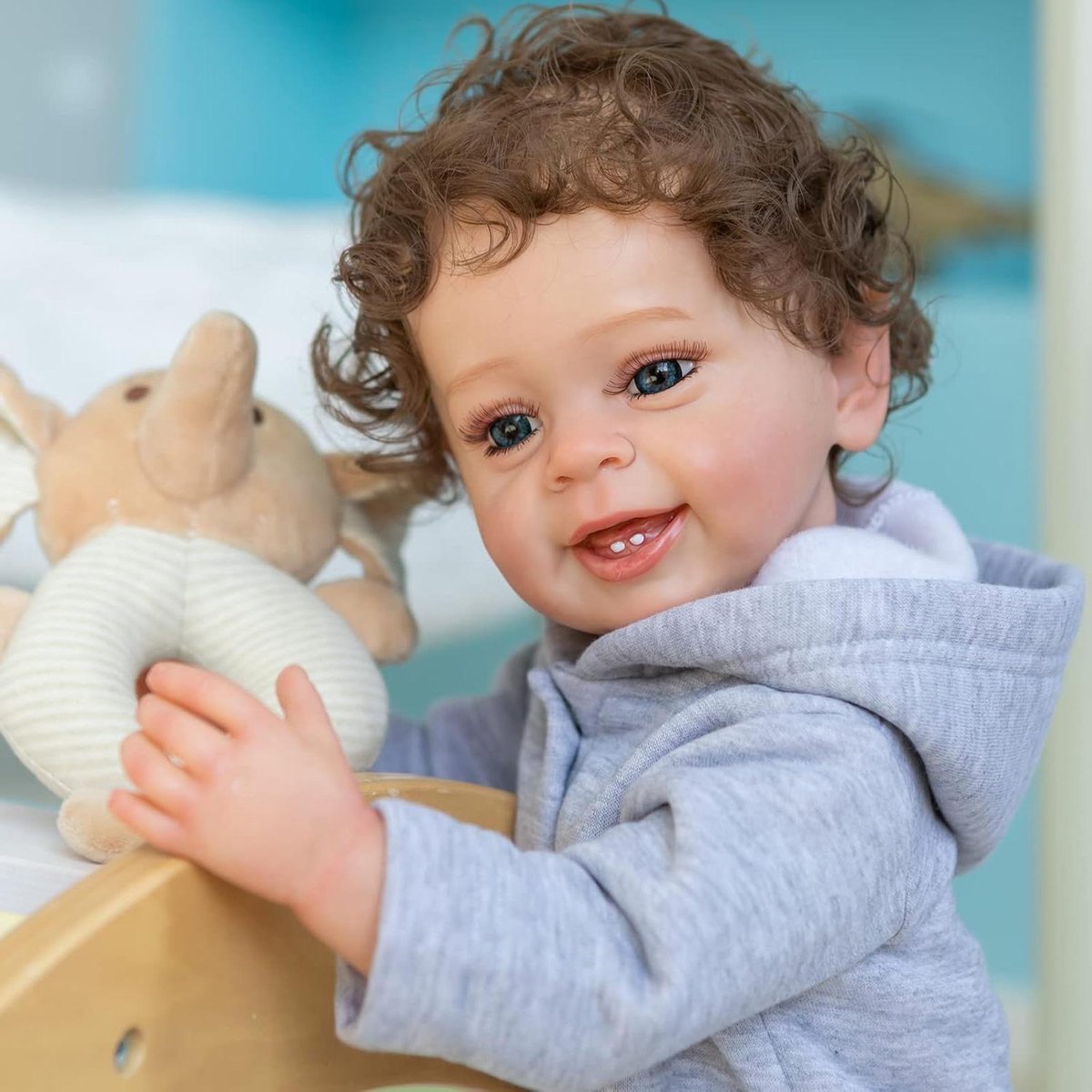 Reborn Babypop - Siliconen Pop - Rollenspel Leren - Full Body Siliconen - 56 cm - Niet gespecificeerd