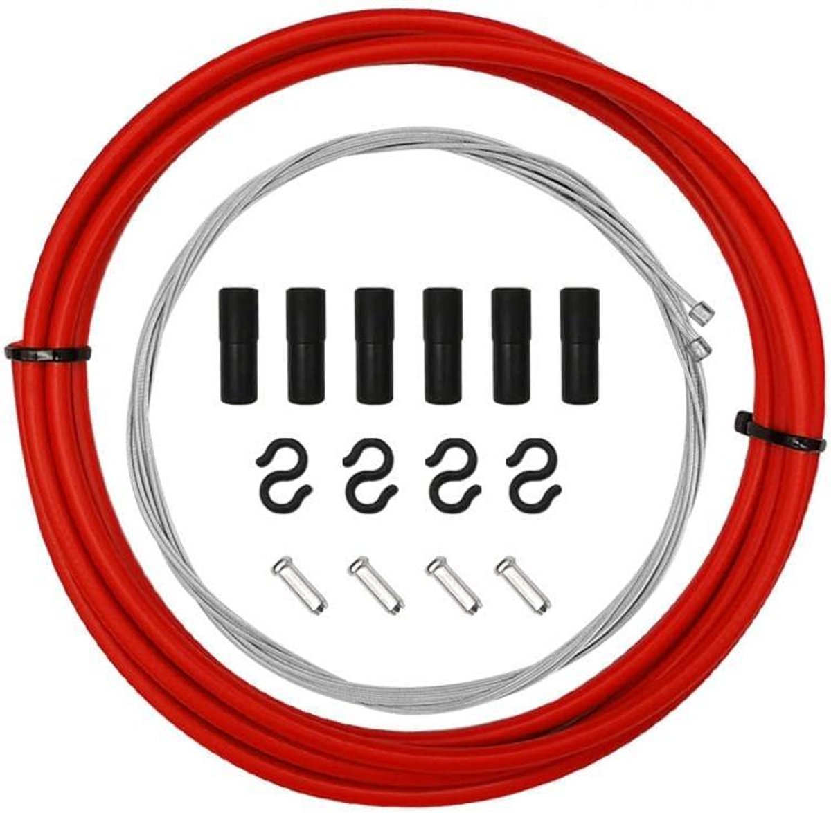 Fietsremkabelset - Remkabel set - Fietsen Repareren - Roestvrijstalen Kern - 300 g - Metaal