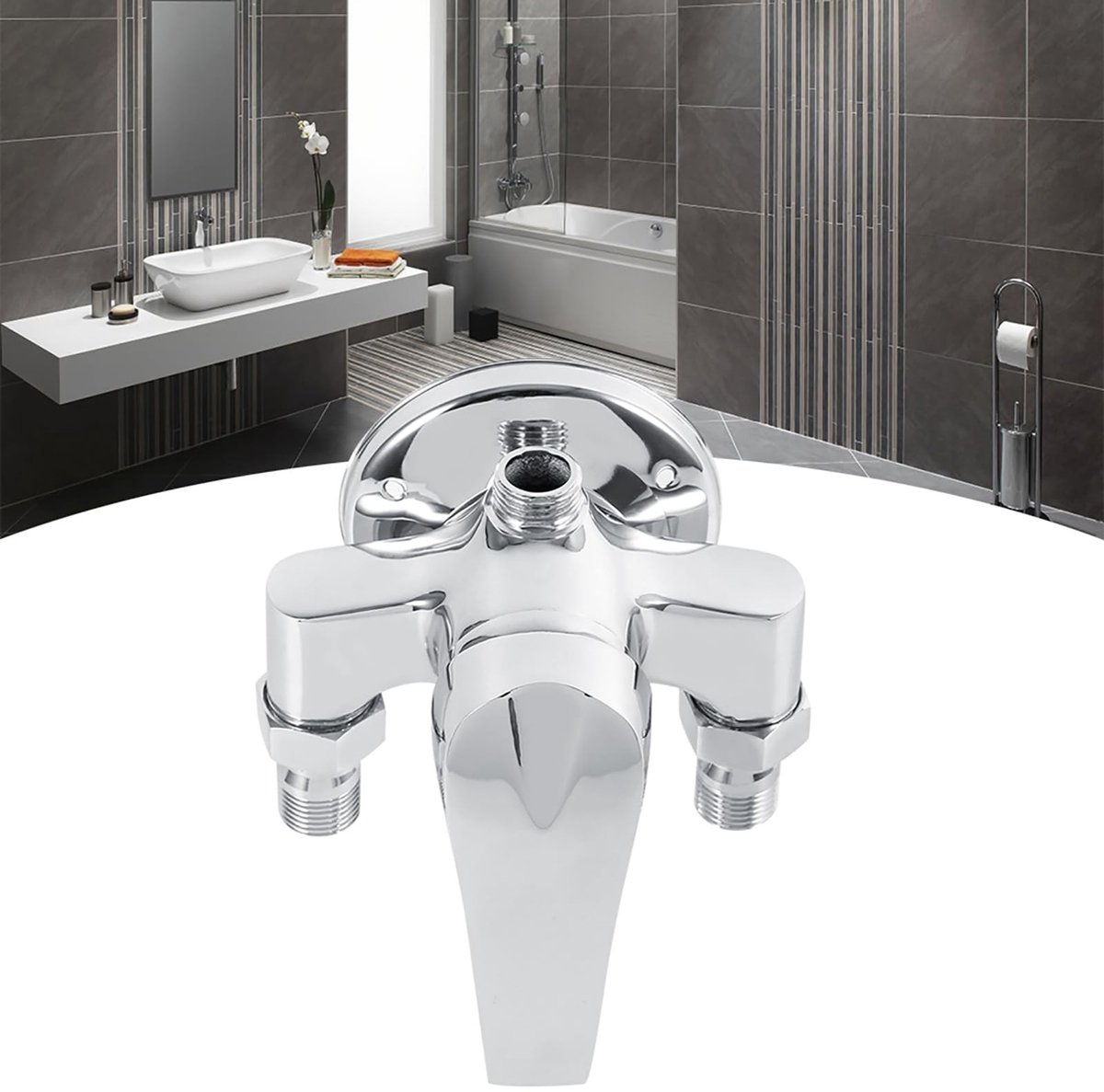 Cosensi- Mengkraan Hoogwaardig Koper - Wanddouche - Temperatuurmixer - Ergonomische Handgr