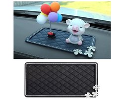 NTH products- Antislipmat Auto Extra Groot - Antislipmat Dashboard - Antislipmat voor Mobiele Telefoons - Antislipmat Zonnebril - Antislipmat Sleutels - PVC met Strass Decoratie - Dashboardmat