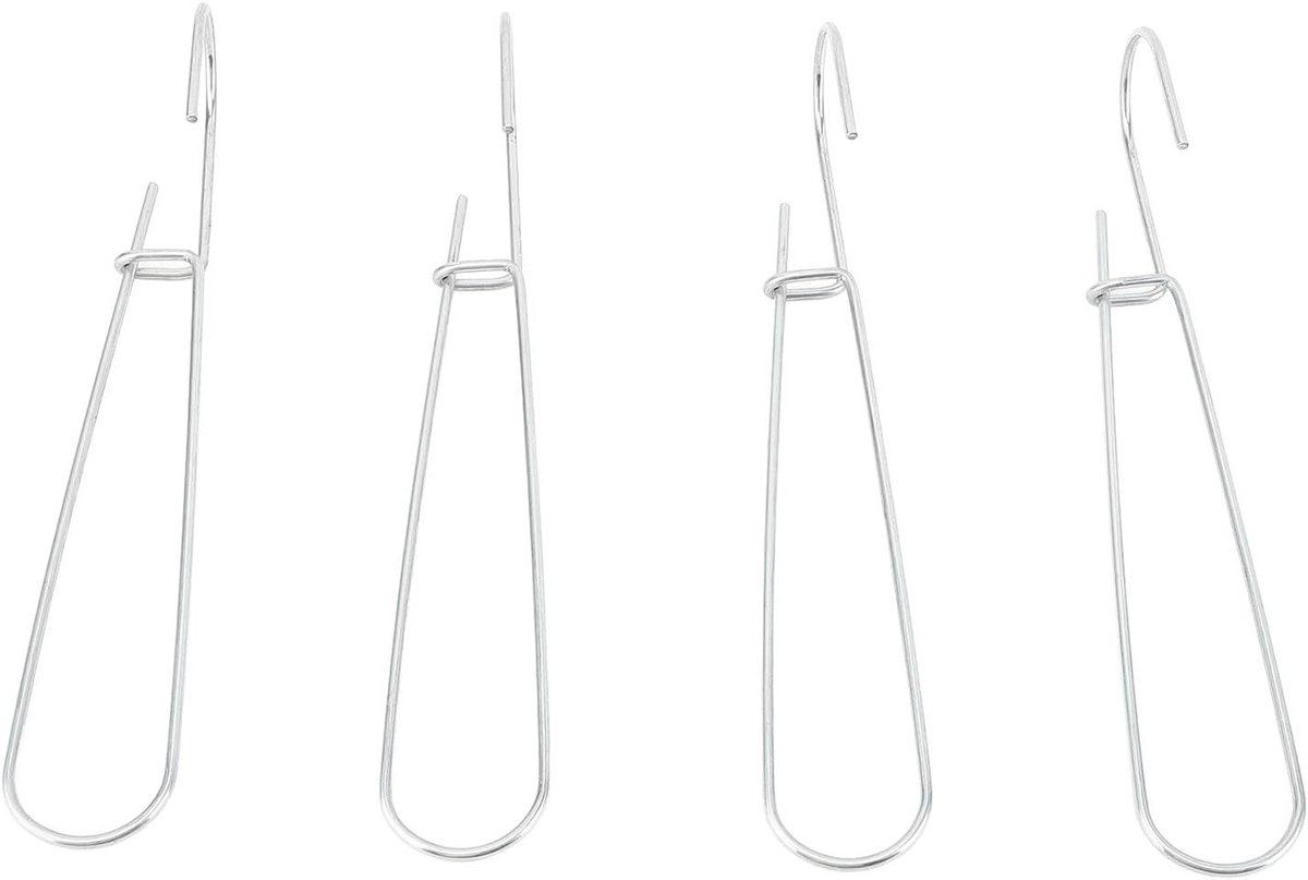 20 Stuks Metalen Haakjes voor het Ophangen van Naai Patroontjes, Tekenpapier Organizer en Handige Opbergoplossing voor Tailors