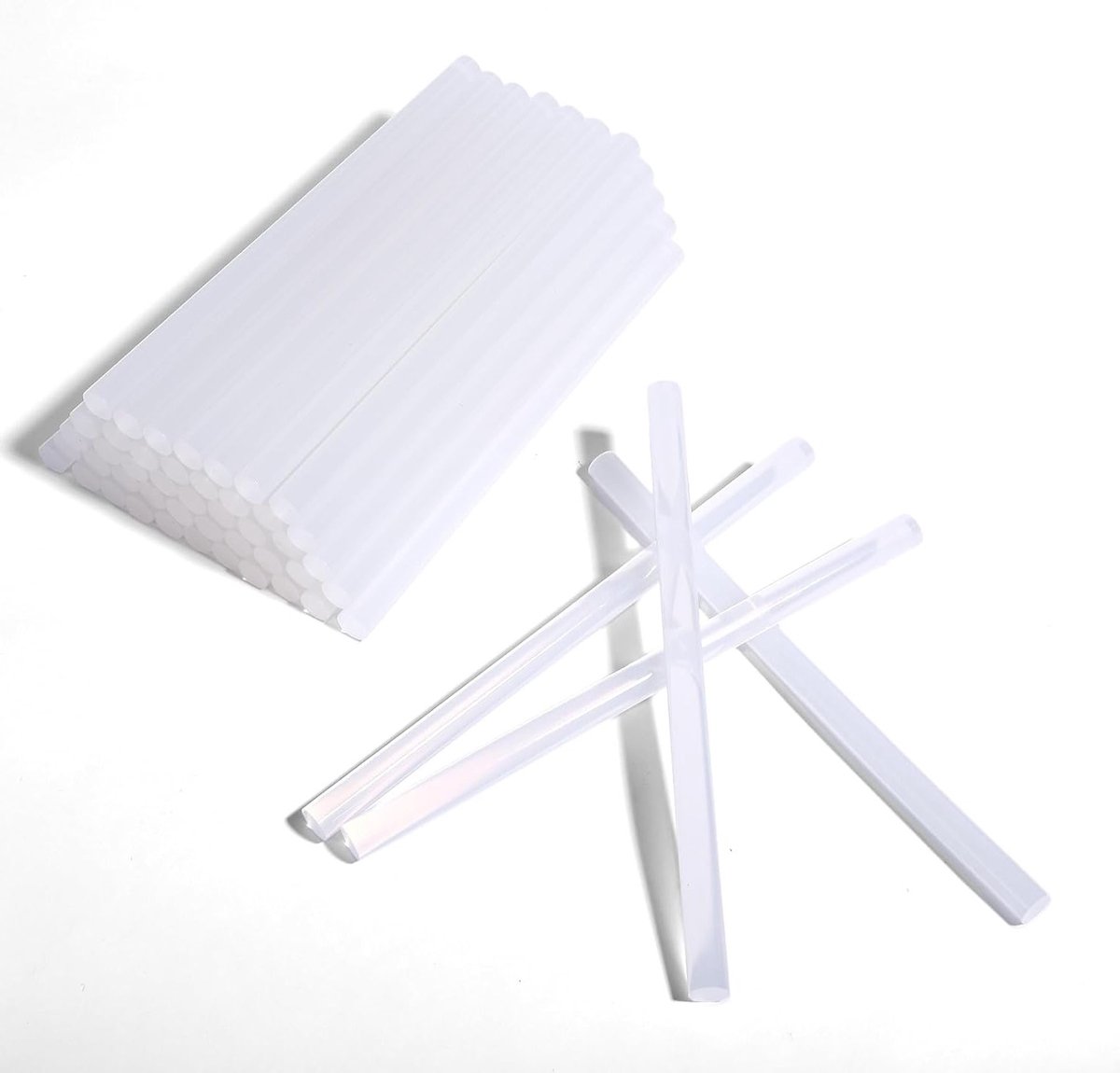 50 Stuks Transparante Lijmstiften 11mm x 200mm, Sneldrogend en Extra Sterk voor Lijmpistool, DIY Klussen en Creatieve Projecten