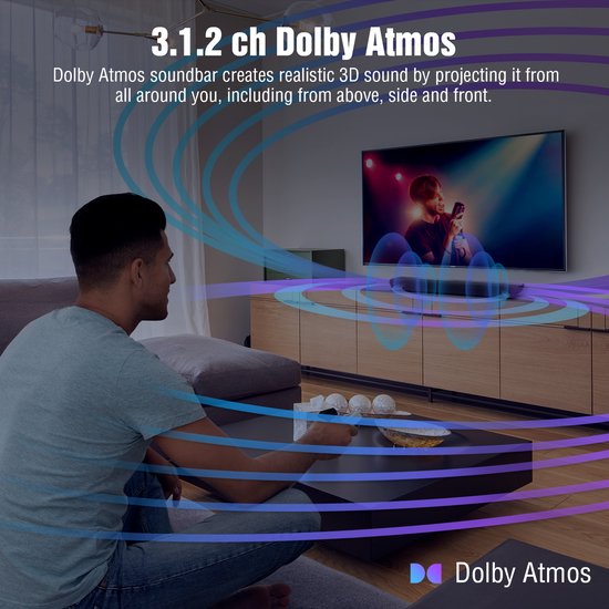 OXS S5 Gaming Soundbar - Met ingebouwde subwoofer — afbeelding 3