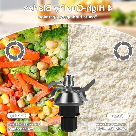 Vervangmes voor Thermomix TM31, roestvrijstalen mixmes met afdichtring, accessoires voor keukenmachines en blenders van Merkloos — afbeelding 2