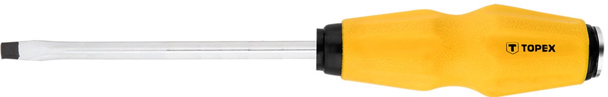 Topex - Schroevendraaier - Platte Tip - Magnetische Einde - 6 x 125 mm