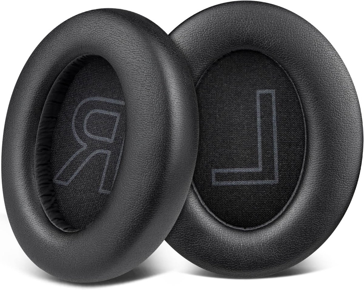 Vervangende Oorkussens voor Draadloze Over-Ear Hoofdtelefoons, Zachte Proteïne Lederen Earpads, Hoogwaardige Geheugenfoam Kussens voor Comfort en Geluidsisolatie