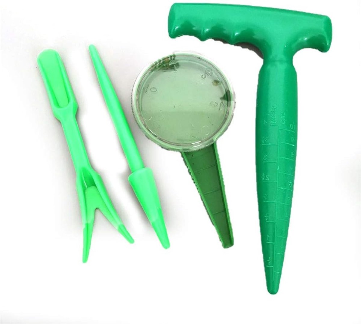 Verstelbare Zaaddispenser Set met 5 Modus voor Bloemen en Planten - Handgereedschap voor Zaai, Transplanteren en Verplanten