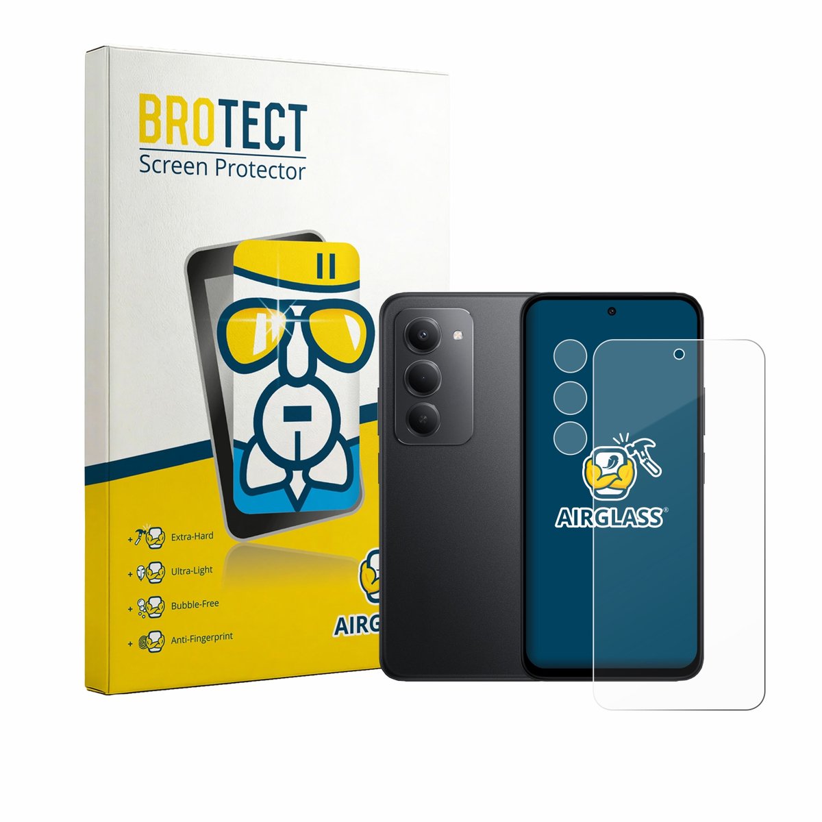 Screenprotector voor Xiaomi Poco M8s (Voor+Camera) Beschermglas transparant