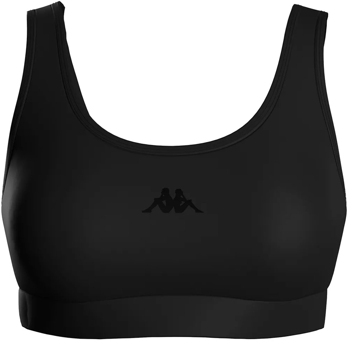 Kappa Irat Mouwloos T-shirt Vrouw Zwart