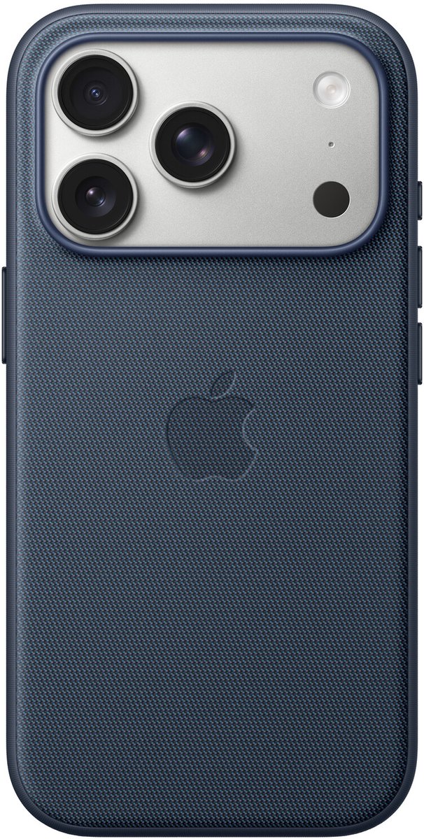 Apple iPhone 17 Pro TechWoven Back Cover met MagSafe Blauw