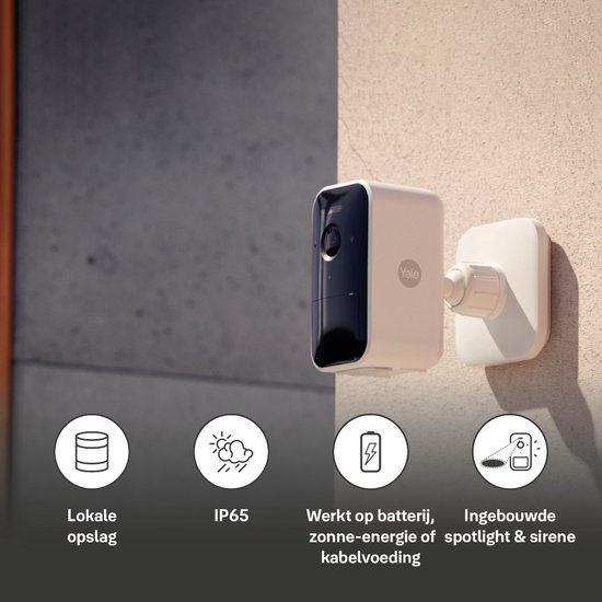 Yale - Buitencamera Kabelset - Met USB-C kabel - Altijd stroom van Merkloos — afbeelding 2