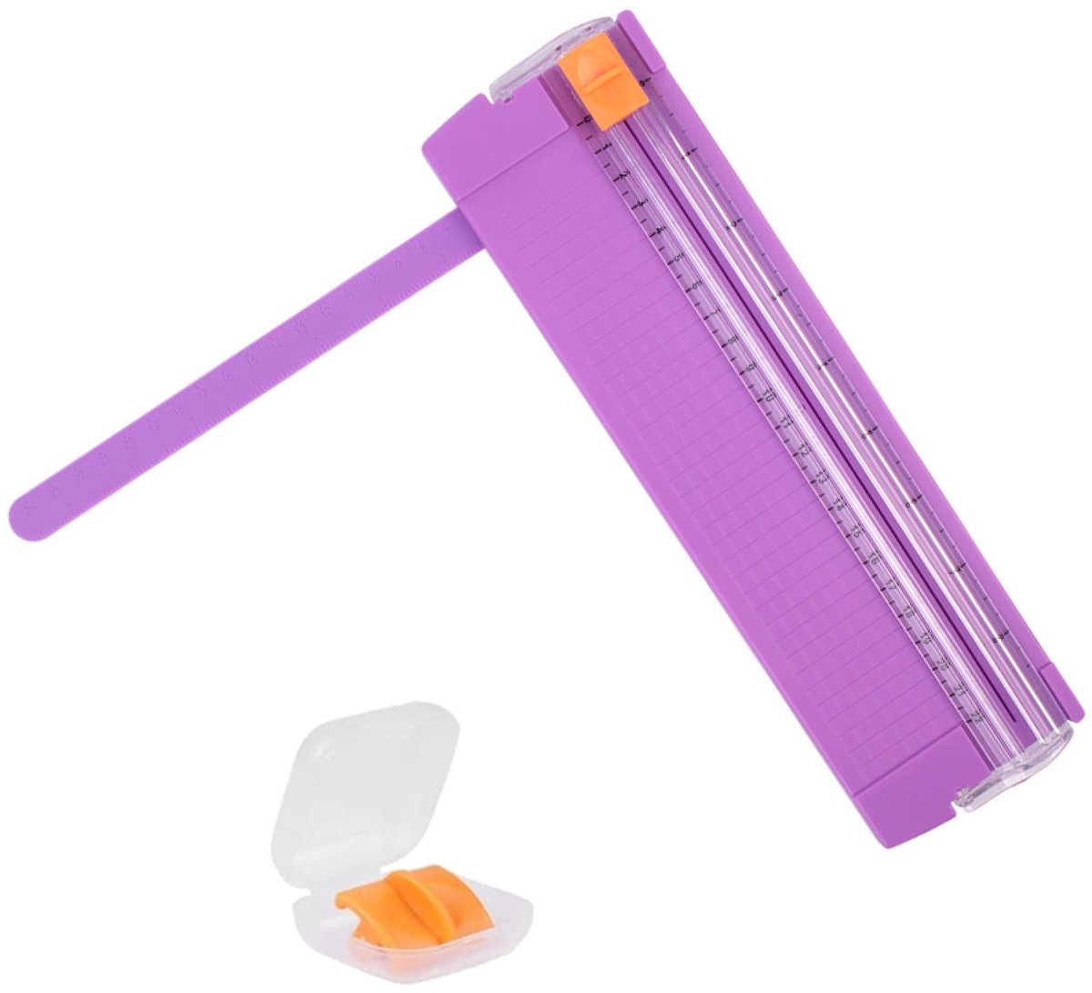 Allecto - Papiersnijder - Mini-papiersnijder - Draagbaar en veilig - A5 formaat - Perfect voor scrapbooking - Snijdt papier, foto's en kaarten