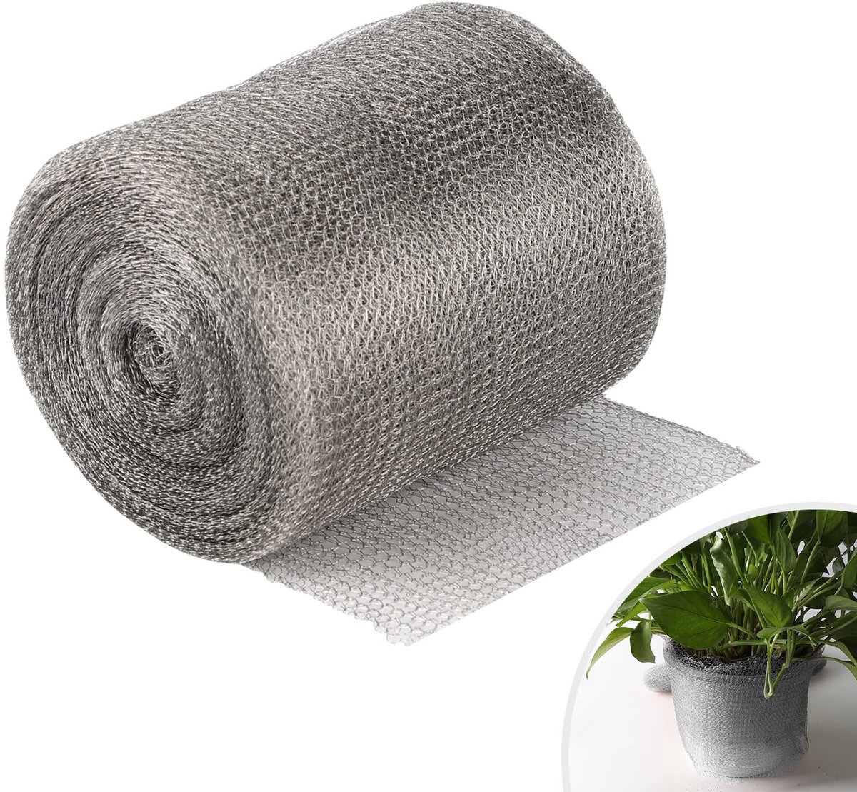 MTTProducts Draadgaas - Slakkenbescherming - 12.5 cm x 24 m - Voor Tuinplanten - Duurzaam en Betrouwbaar