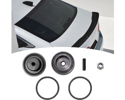 Achterruit Ruitenwisser Delete Kit - Afdekdop Achterruit - Universeel - Aluminium - Zwart - 30mm-40mm - Ruitenwissers