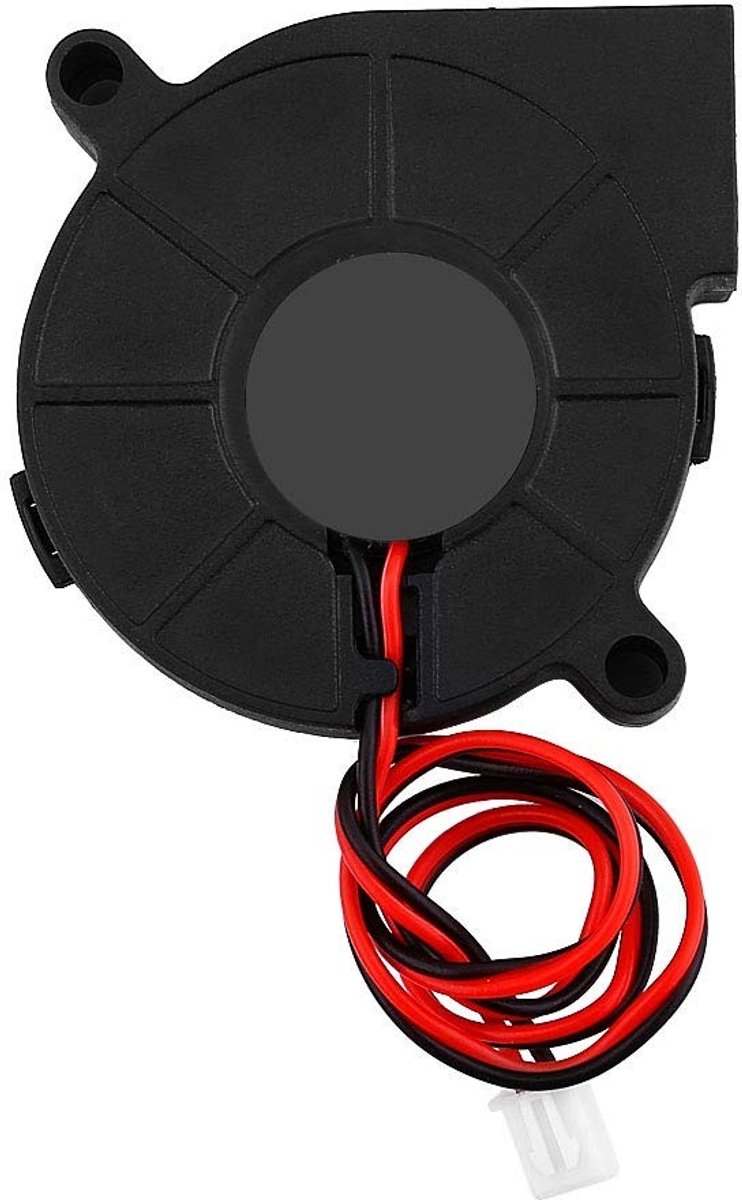 Allecto - 3D-printer Turbofan - DC 12V/24V - Duurzame blaasradiale koelventilator - 50x15mm - Koelset voor 3D-printer - Efficiënt koelen - Geschikt...