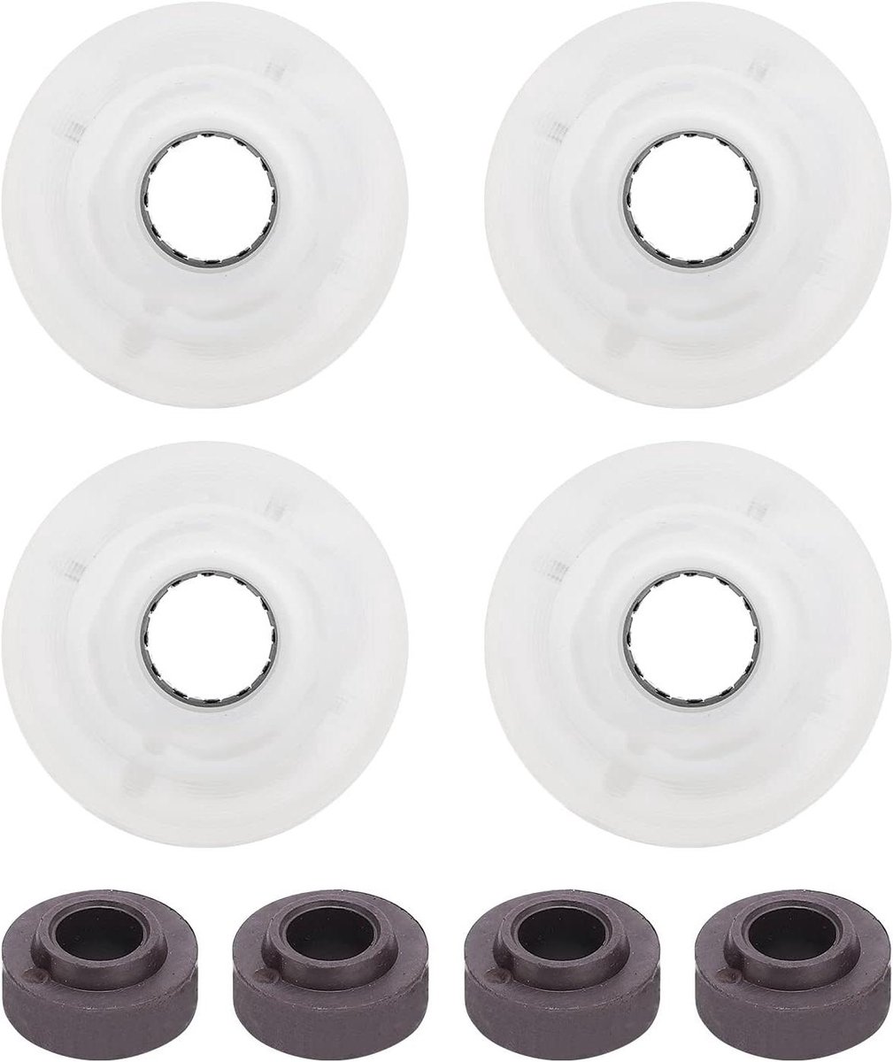 Skateboard Wielen Set Longboard Cruiser Soepel Rijden Hoge Elasticiteit 60x45mm