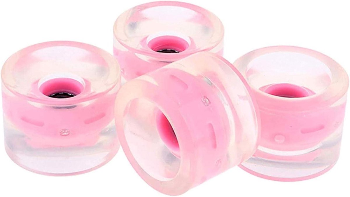 Longboard Wielen Cruiser wielen Straat skateboarden Transparant met LED 60mm 80A