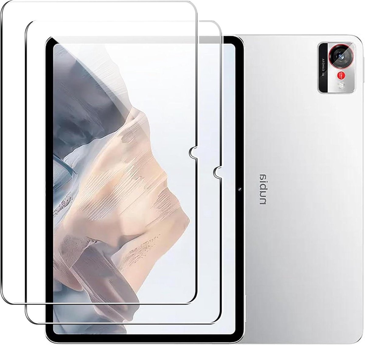 Schermbeschermer - Pantserglas display - Tablet beschermen - 9H hardheid - 2 stuks - Helder