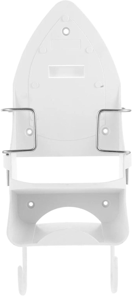 Strijkplankhouder - Wandrek Houder - Ruimte Besparen - Stevige Constructie - 40 cm - Wit