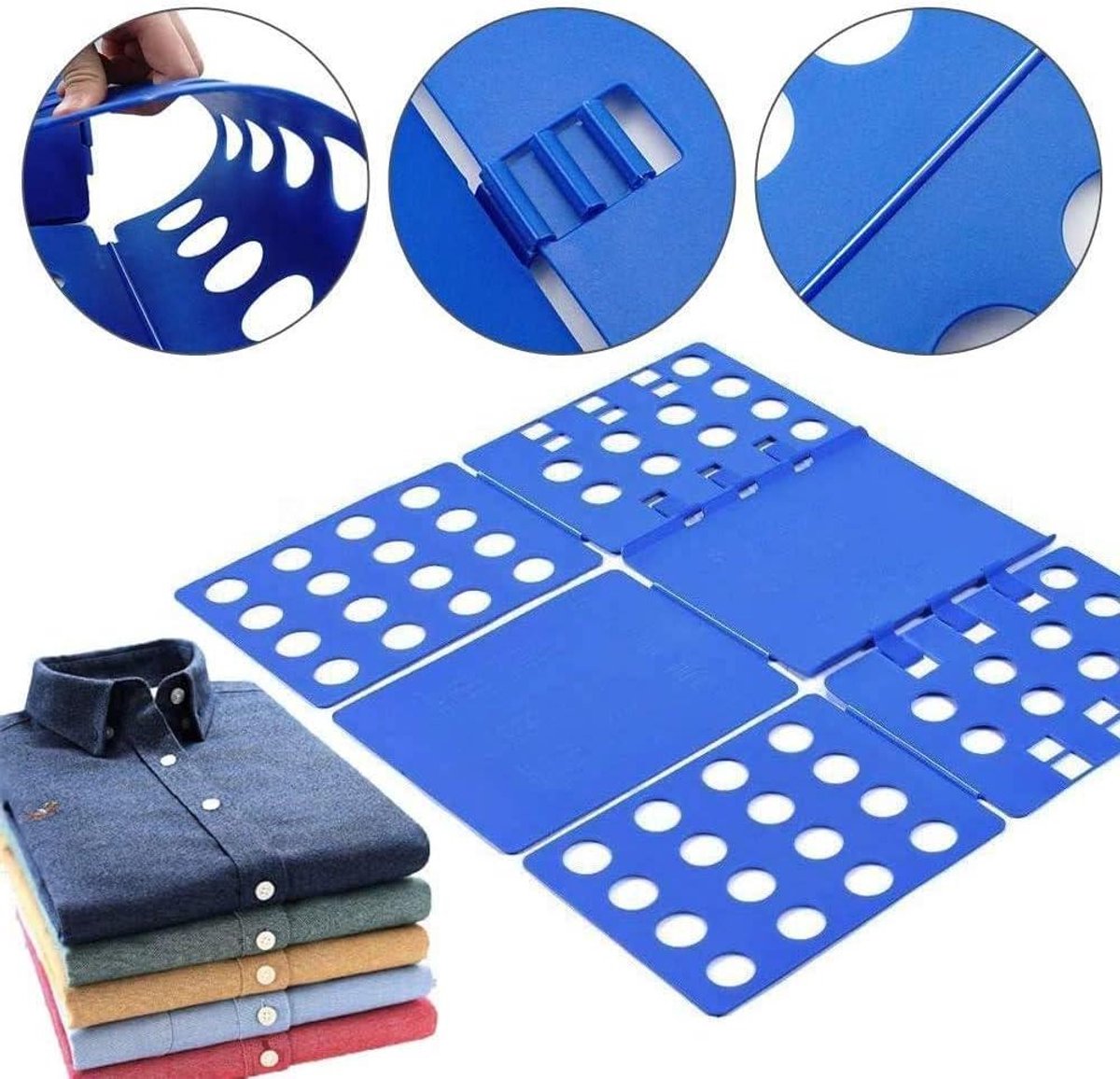 Kleding Vouwer - Was Organizer - Snel Kleding Vouwen - Duurzaam PP Materiaal - 68x56 cm - Groen