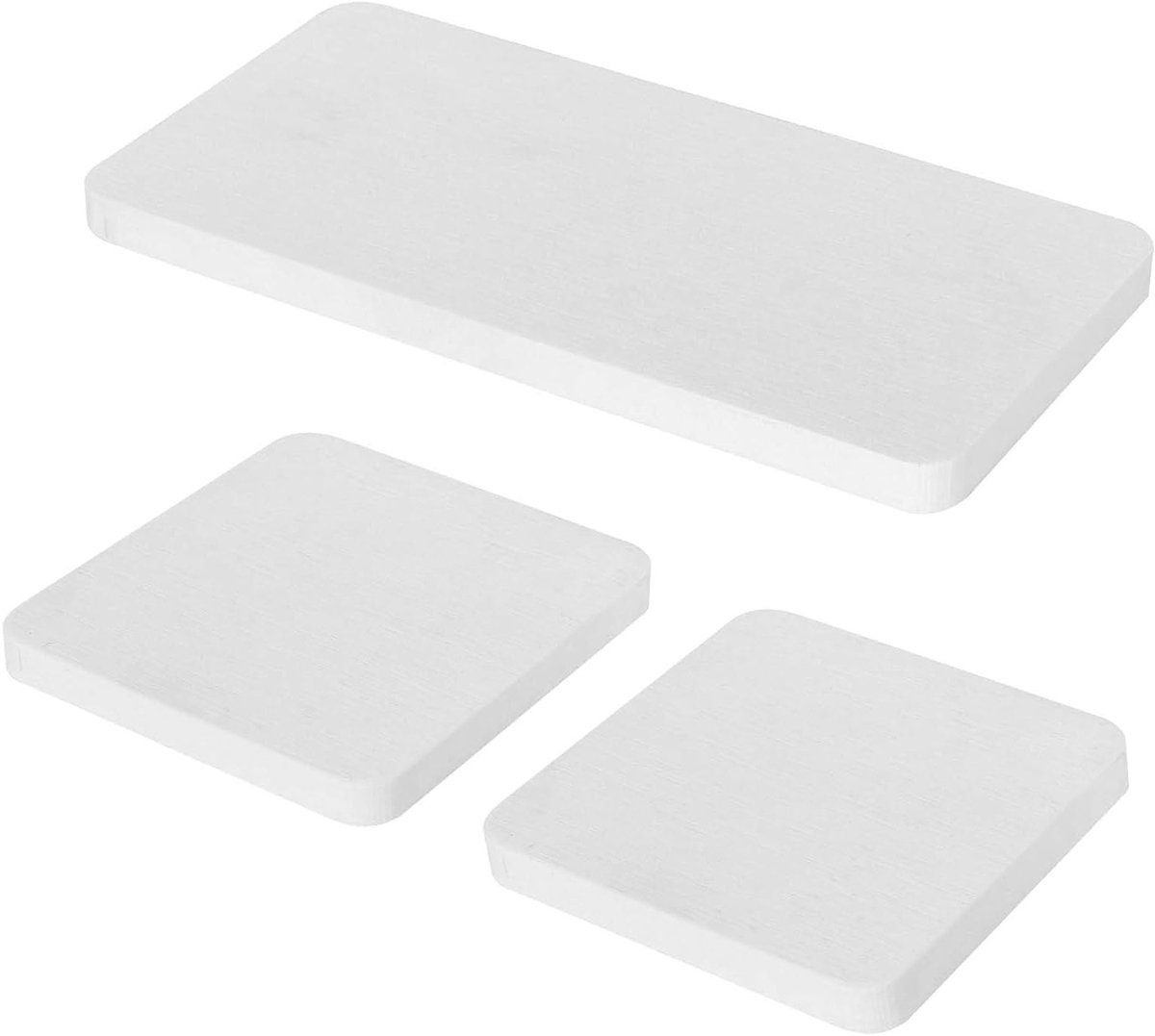Waterabsorberende stenen onderzetters voor handzeep, ideaal voor badkamer en keuken, wit