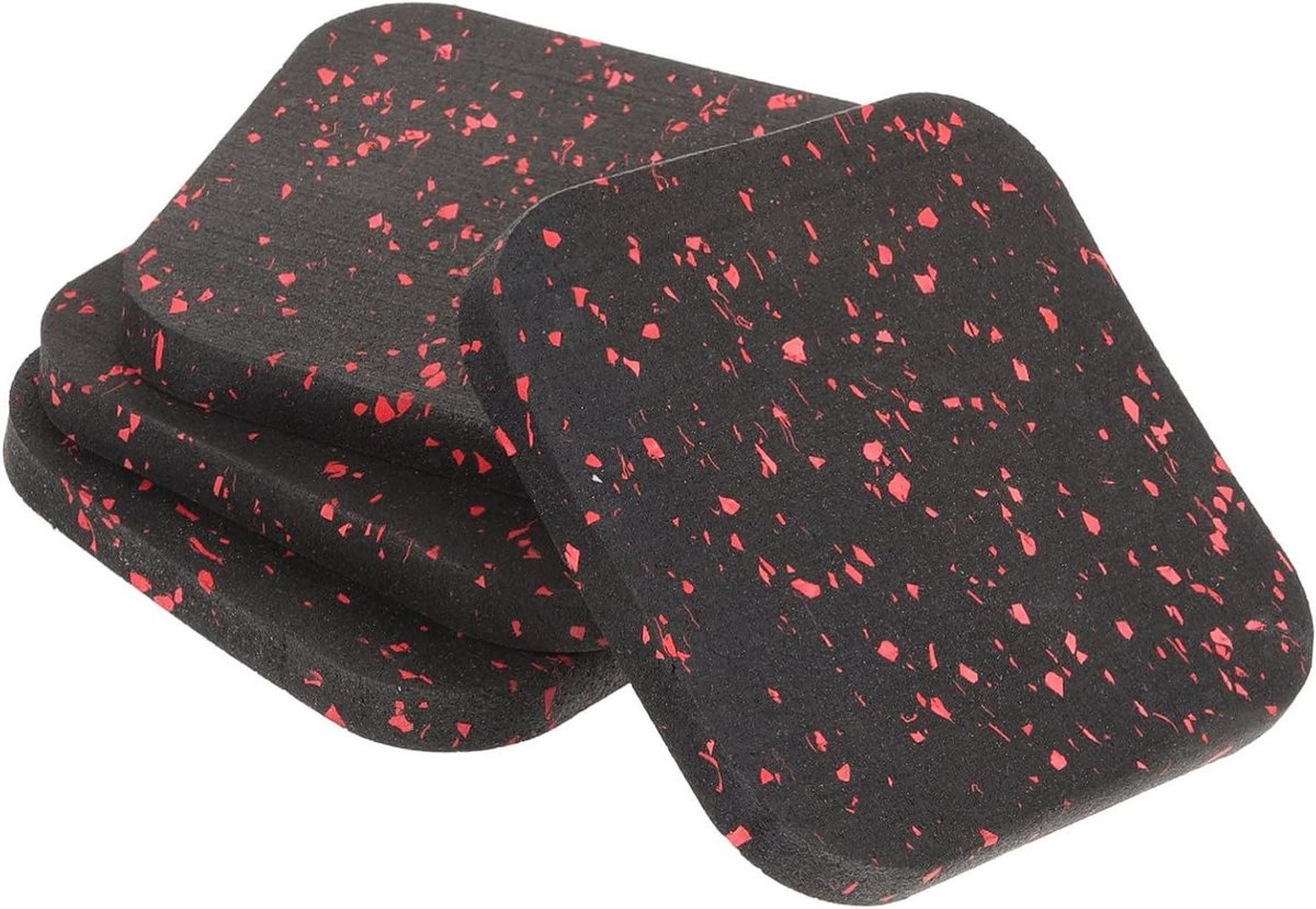 Trainingsmatten - Geluidsdempende Pads - Fitness Apparatuur - Schokabsorberend Effect - 4 Stuks - Diverse Kleur