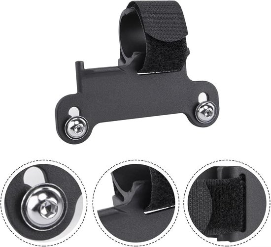 Fietspomphouder - Frame houder - Fietsen - Compact en licht - 2 cm diameter - Zwart — afbeelding 5