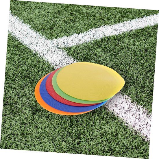 Trainingsmarkeringen Set - Schijven Markeren - Sport Training - Duurzaam PVC Materiaal - 10 Stuks - Veelkleurig — afbeelding 4