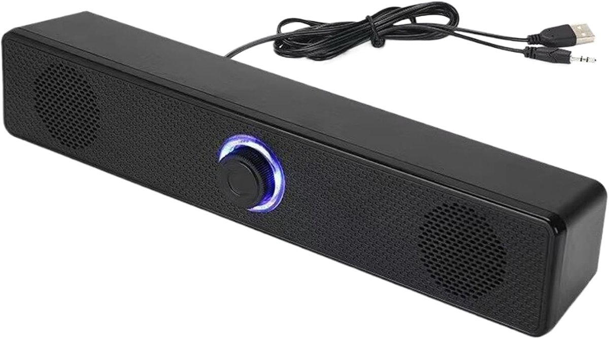 Draadloze Geluidsbalk - Mini Speaker TV - Home Entertainment - Krachtige Bass Stereo - 29.7 Centimeter - Zwart