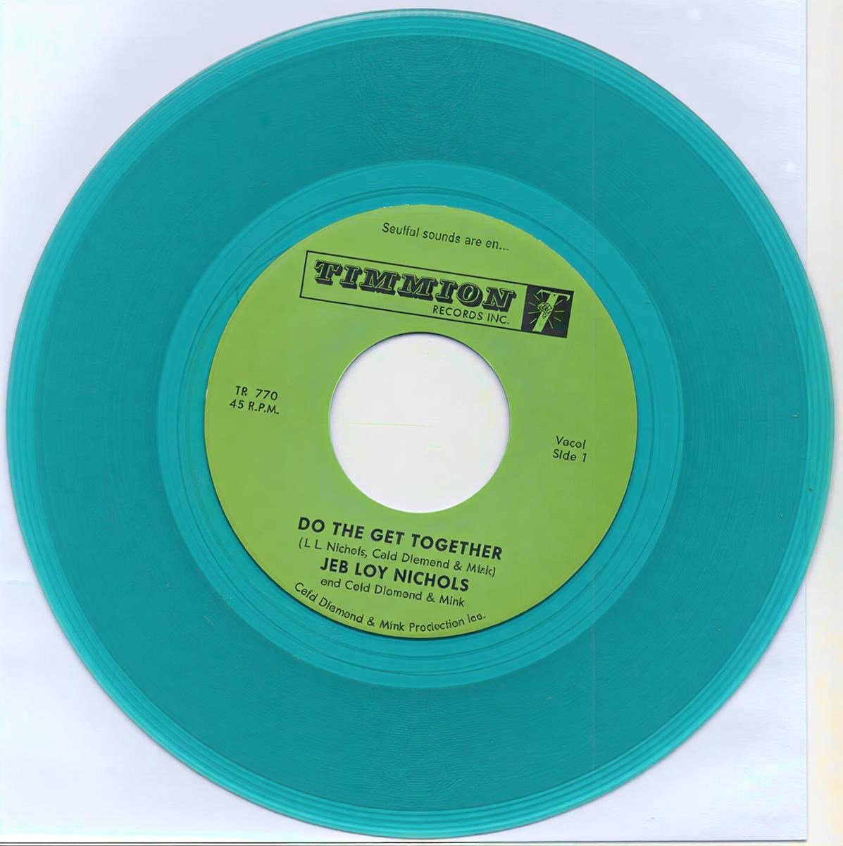 Jeb Loy Nichols & Cold Diamond & Mink - Do The Get Together (7" Single) (Coloured Vinyl)