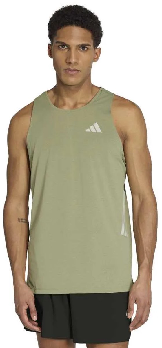 Adidas Adi365 Running Climacool Iconic Mouwloos T-shirt Man Groen