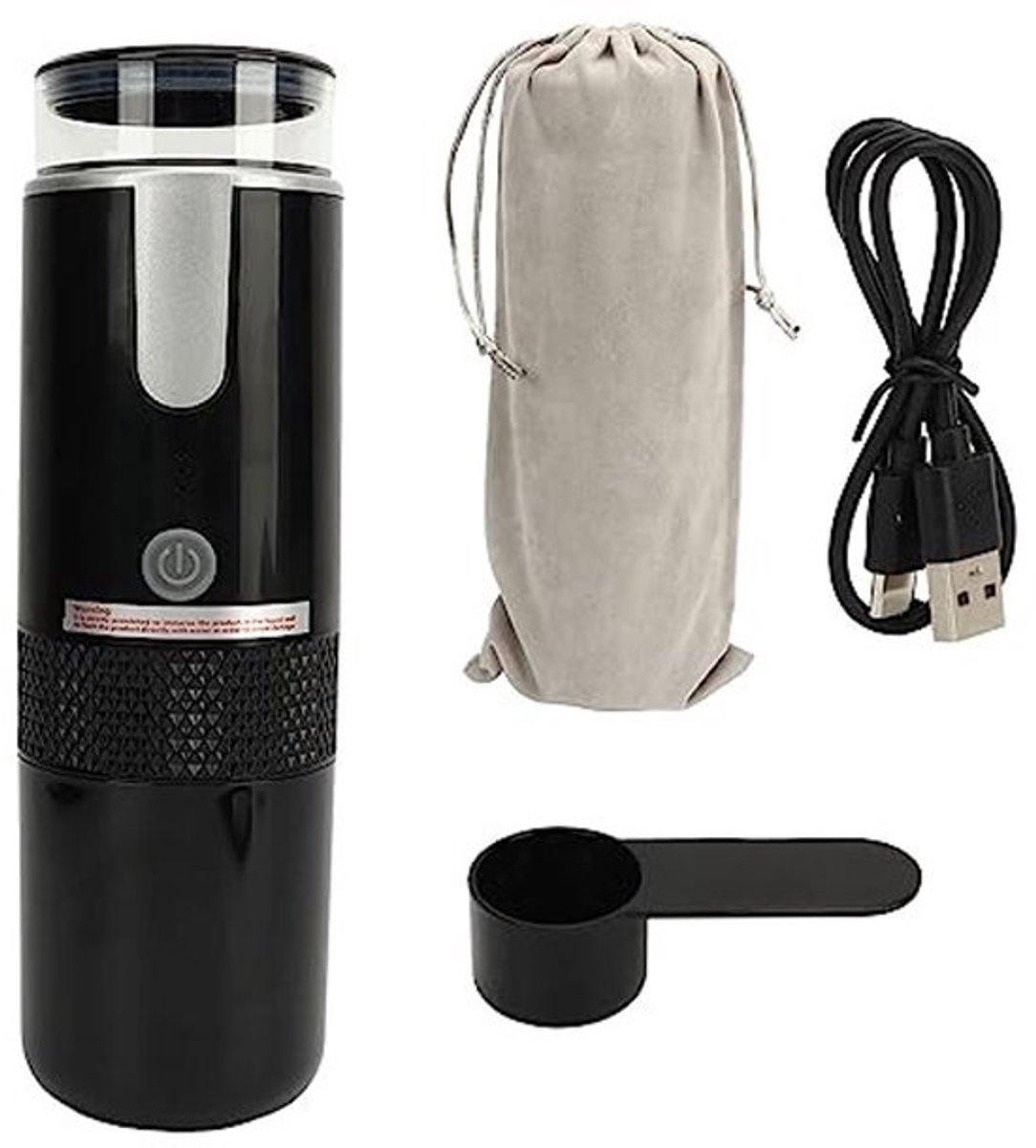 Allecto - Draagbare Mini Espressomachine - Compact Handmatig