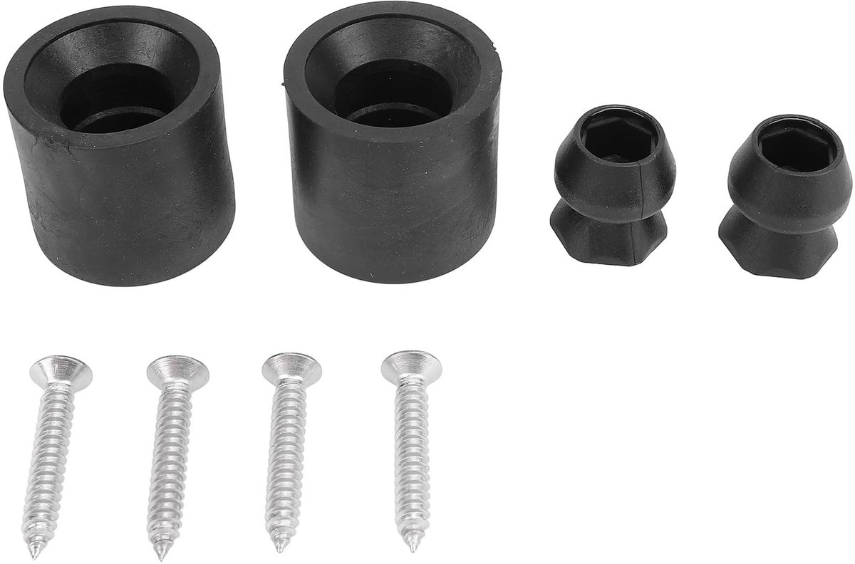 Dailygoods- Bumper Deur - Rubberen Bumper Stop - Vervormingsbestendig - Bescherming Camperdeur - Set van 2 - Superieur Materiaal - Deurbuffer