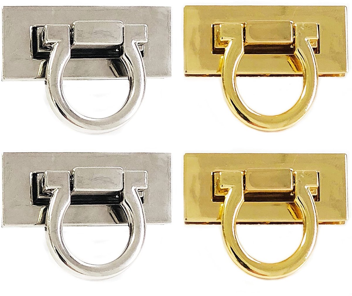 Dailygoods- Sluiting Duurzaam - Sluiting Portemonnee - Sluiting Tas - Sluiting voor DIY - Sluitring - Eenvoudig te installeren - Taslock