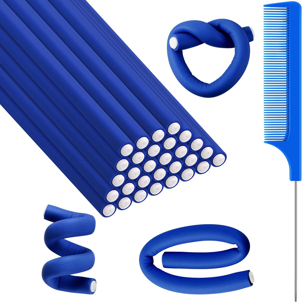 Dailygoody - Flexibele Krulspelden - Haarrollers zonder Hitte - Zacht