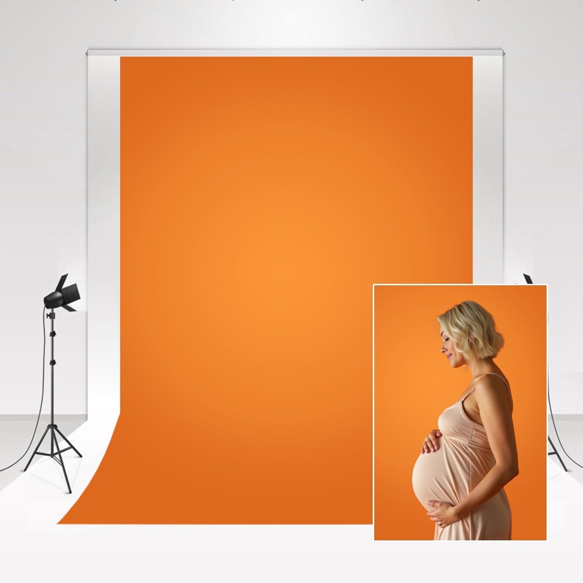 Dailygoods- Achtergrond Microfiber 2x3m - Professionele Fotografie - Abstracte Achtergrond - Hoge Verzadiging - Fluorescentie Kleur - Zacht/Huidvriendelijk