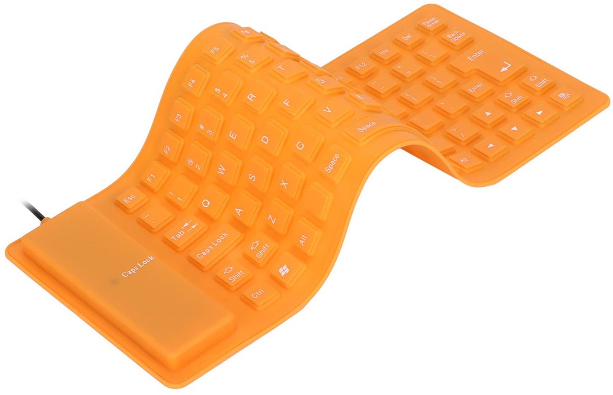 Dailygoods - Rolbaar Siliconen Toetsenbord, Waterdicht en Draagbaar